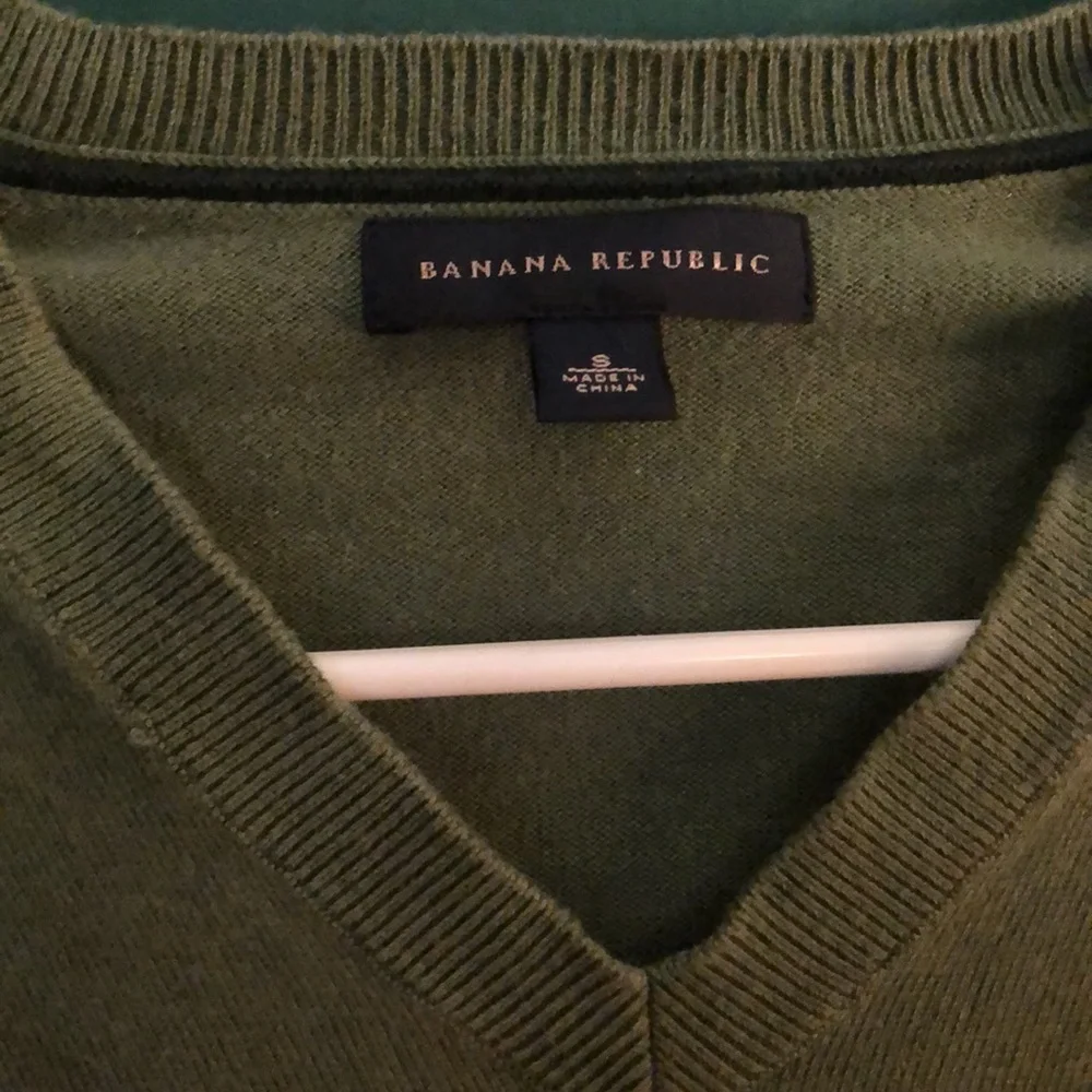 Banana Republic Silk Cashmere V-Neck Sweater S